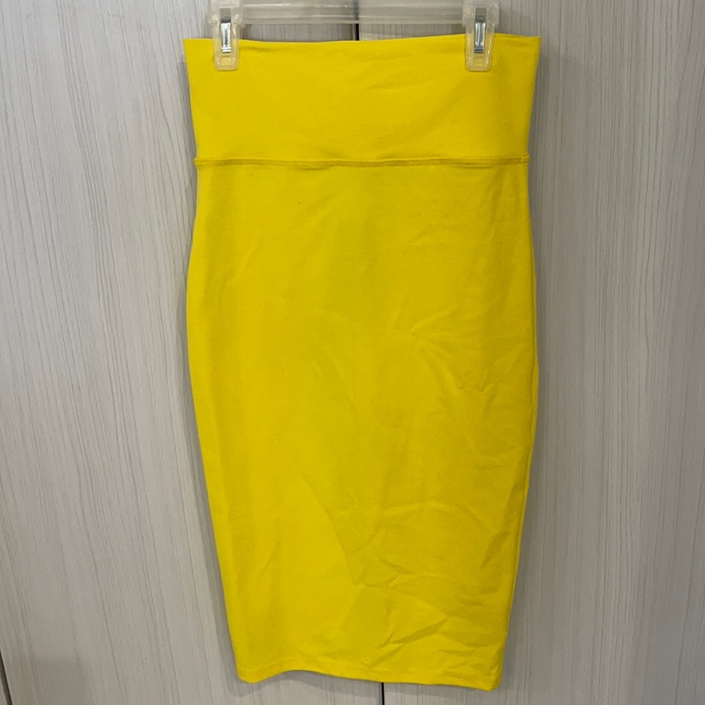 Yellow Mid Skirt